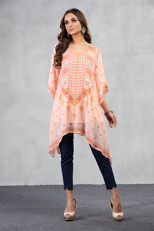 Floral Print Short Kaftan image 3
