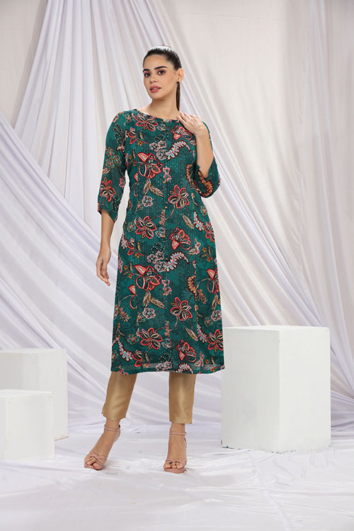 Daywear 3/4 Length Kurti image 2