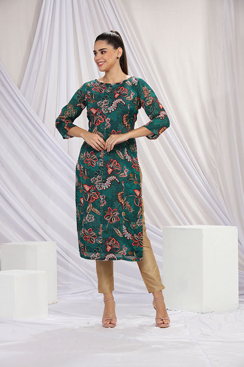 Daywear 3/4 Length Kurti image 3