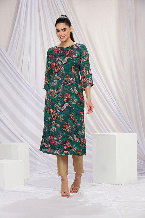 Daywear 3/4 Length Kurti image 4