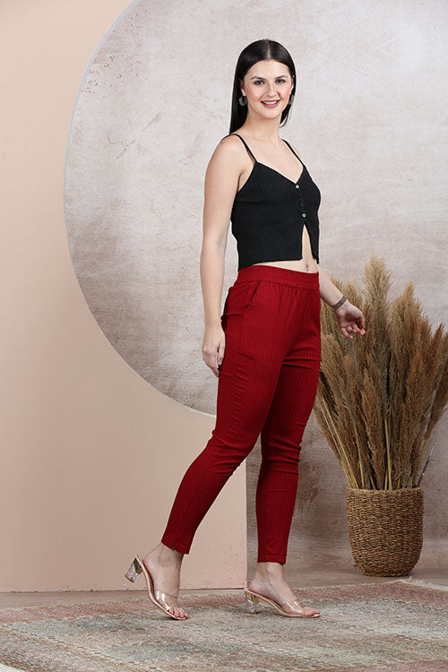 Lycra Leggins With Fine Lines image 2