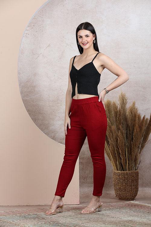 Lycra Leggins With Fine Lines image 3