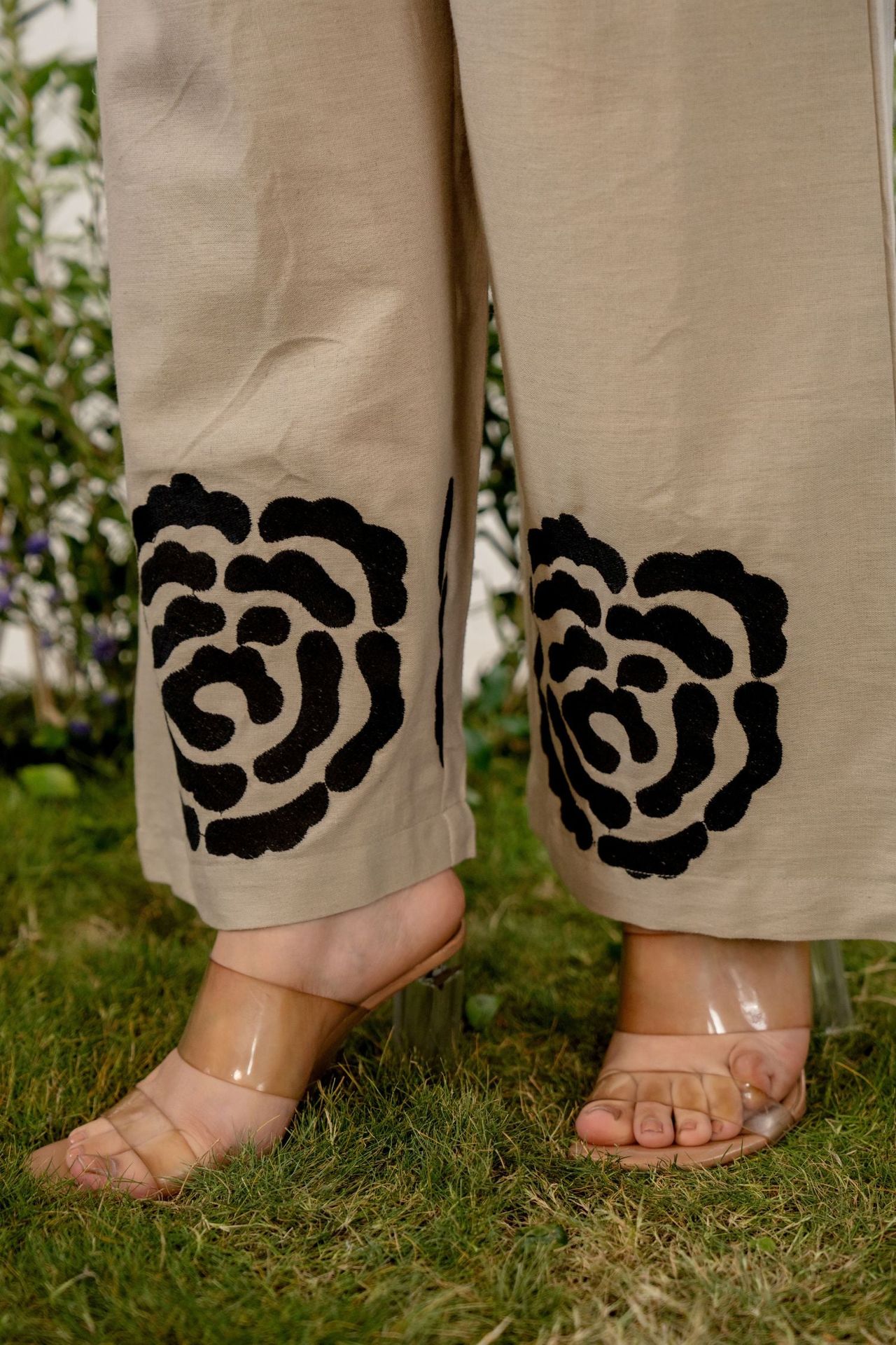 Coffee Craft Cord Set With Design On Pant image 4