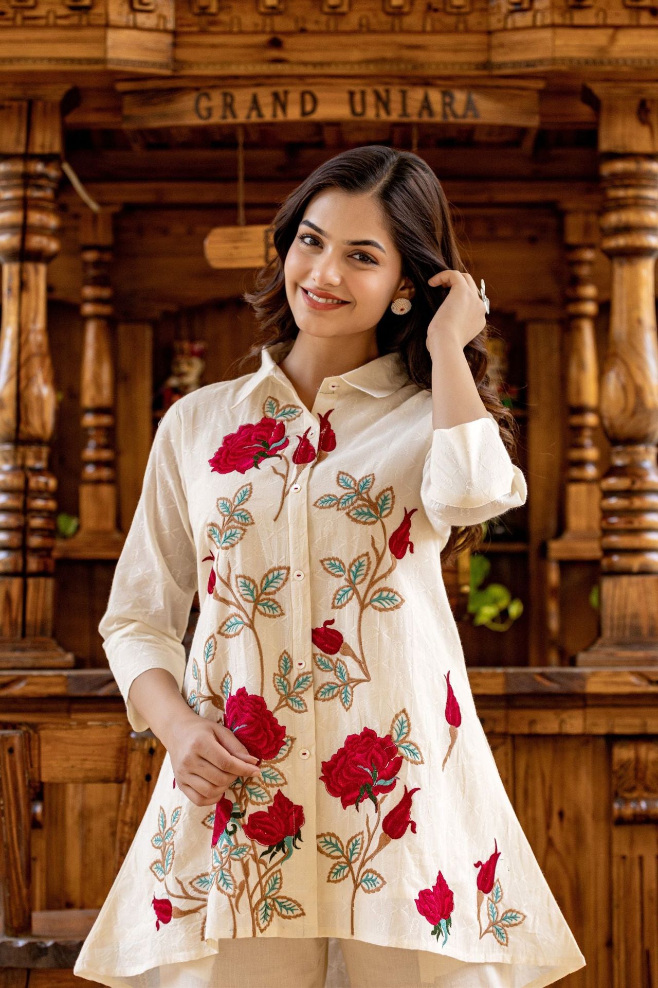 Floral Front Charm Co-ord Set image 3