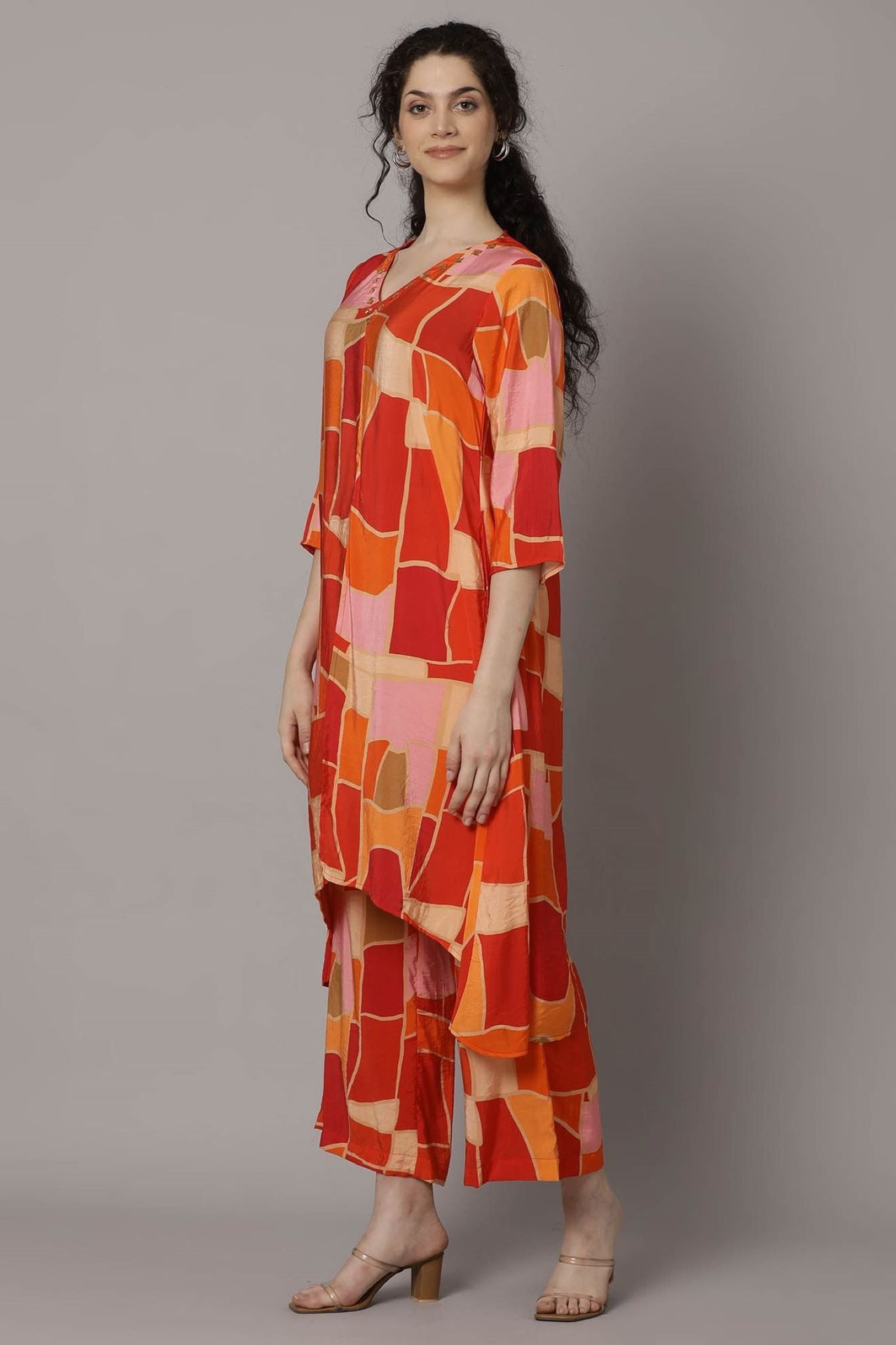 Orange Blaze High-low Cord Set image 2