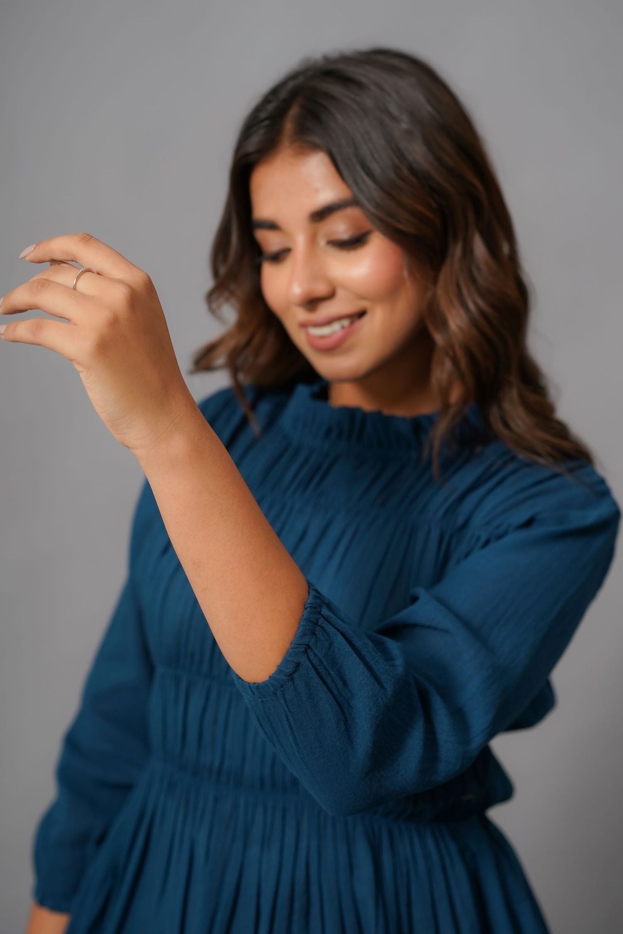 Blue Charm Cotton Top