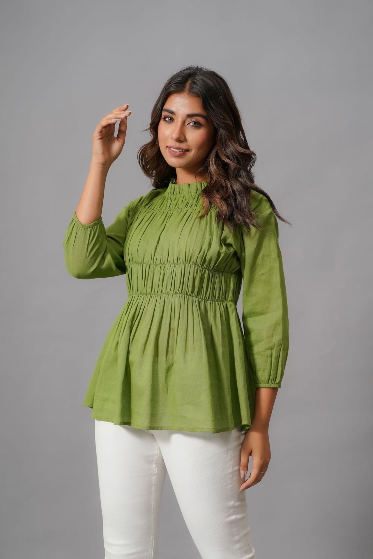 Fresh Green Comfort Cotton Top image 3