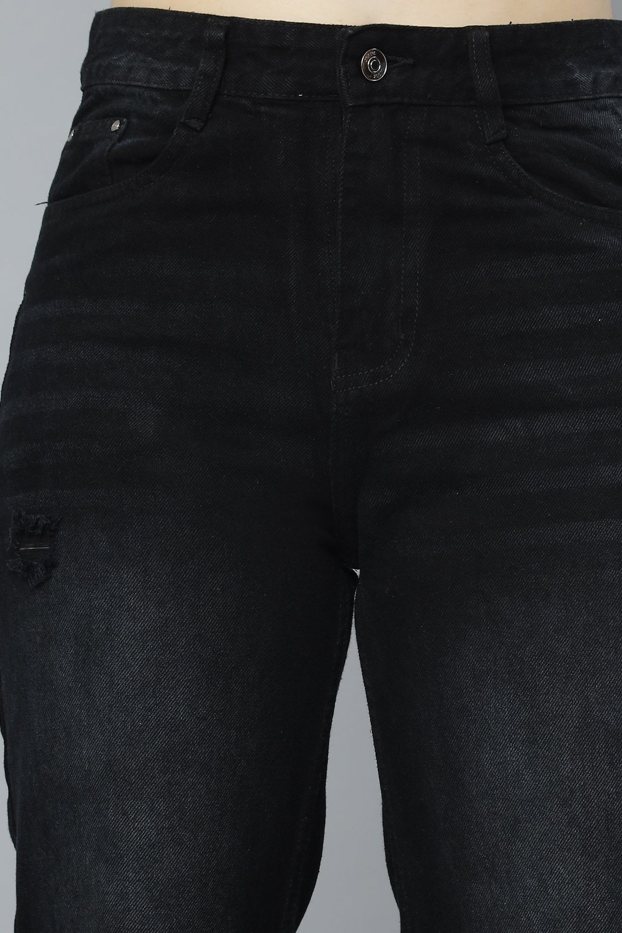 Ripped Rebel Black Jeans image 5