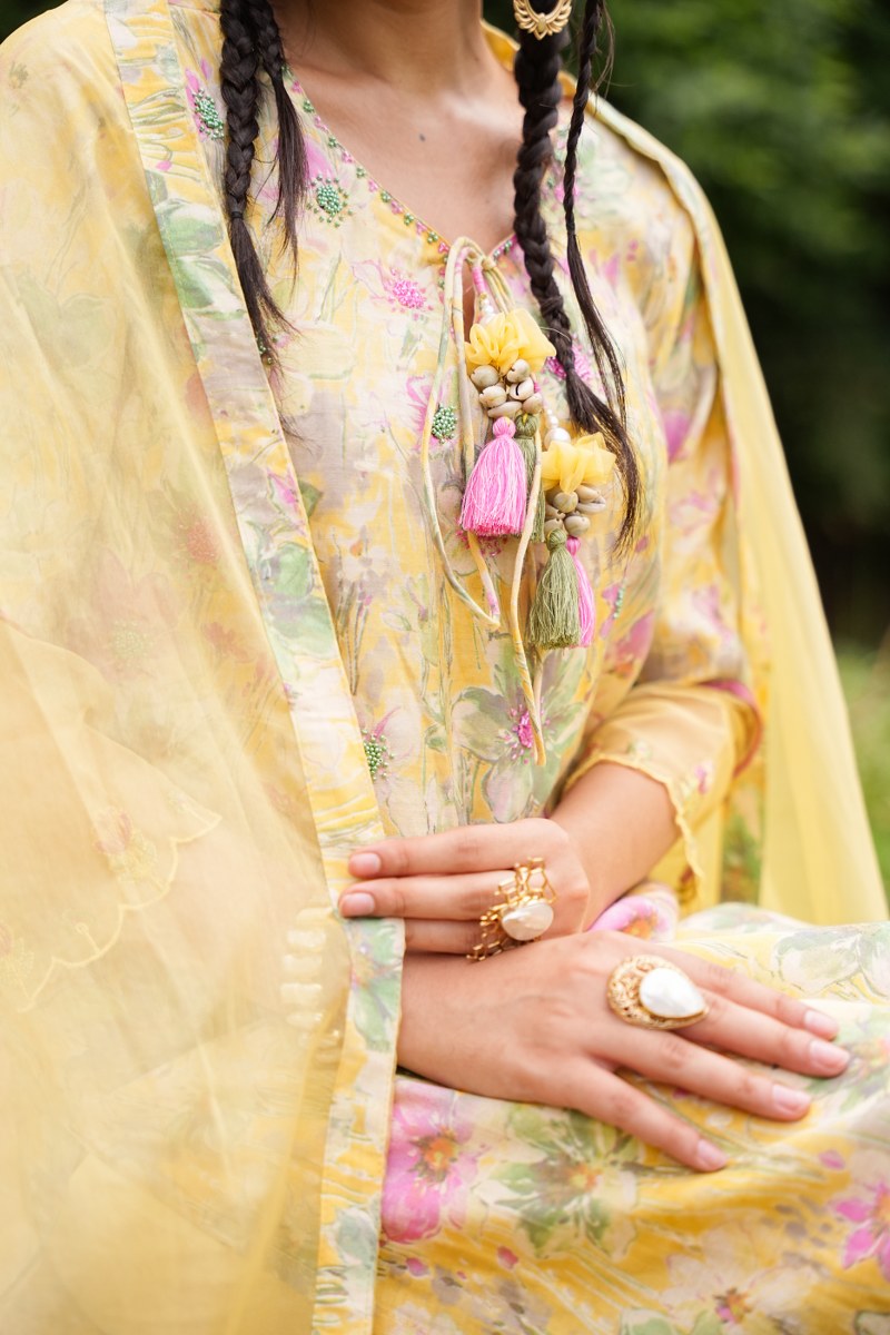 Viscose Print With Zardori Work image 5