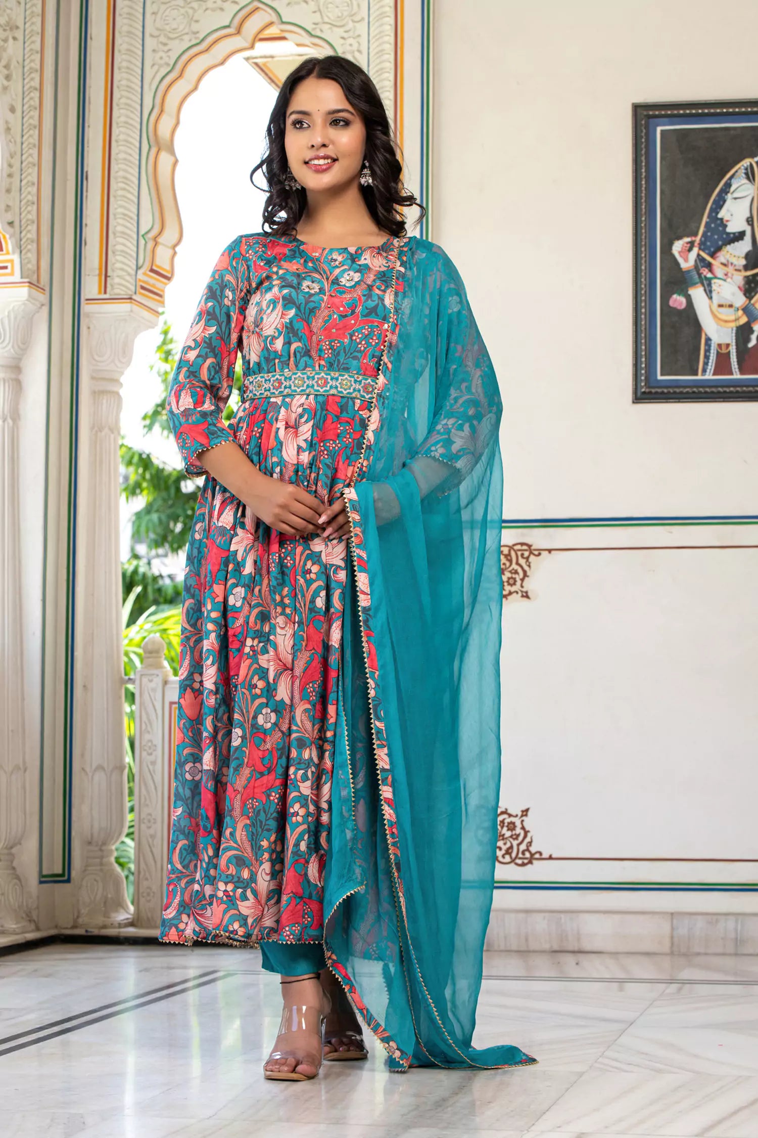 Printed Kurta Set image 3