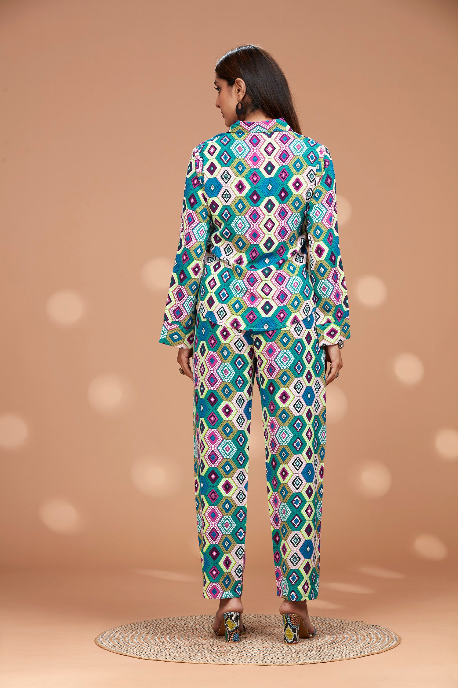 Honeybee Pattern Multi Color Co-ord Set image 5