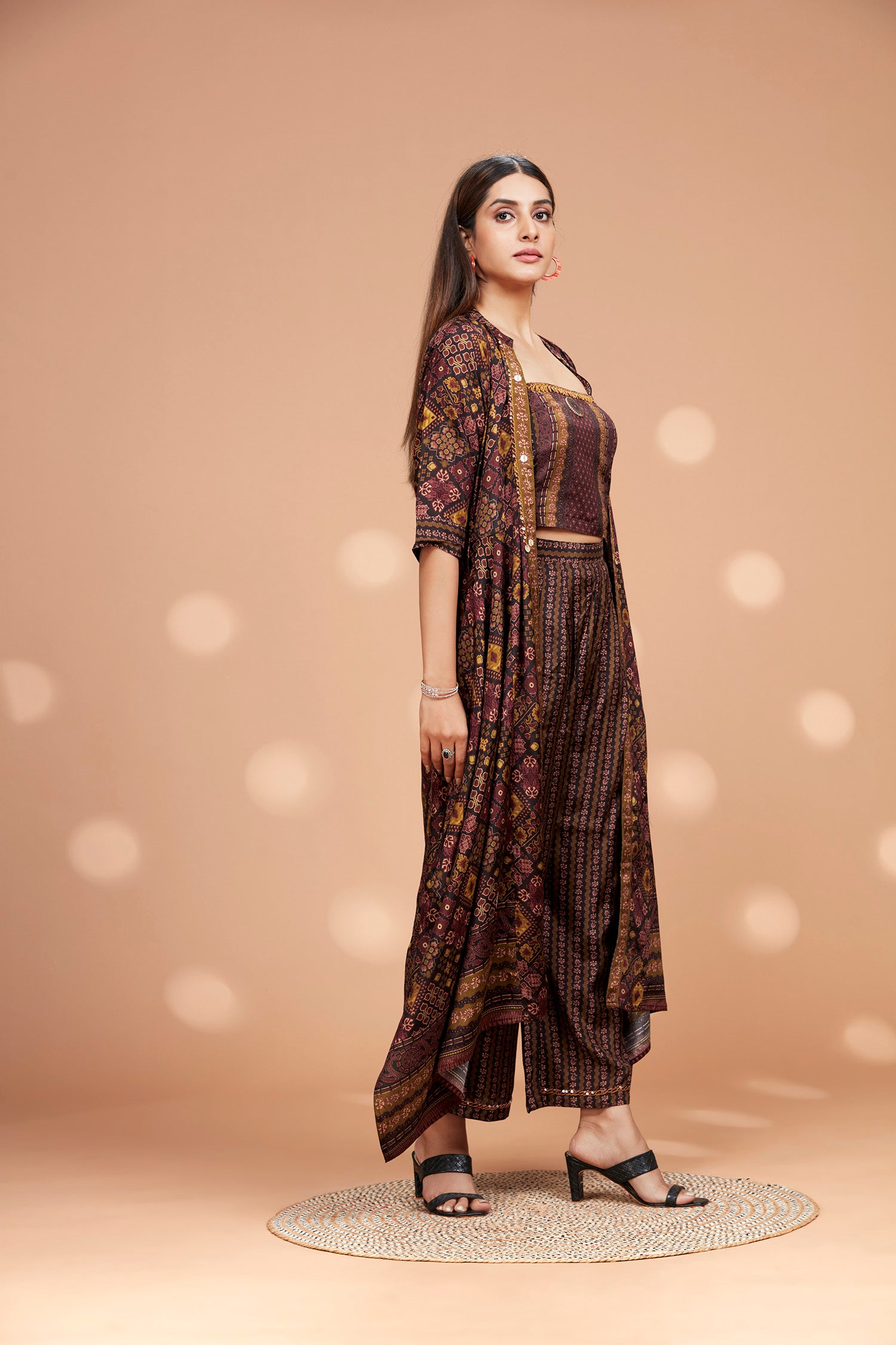 Spaghetti Top Co-ord Set With Jacket image 6