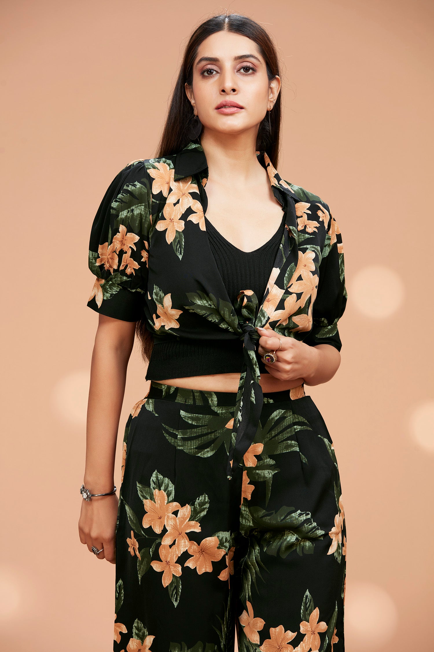 Bobby Style Co-ord Set With Collared Neck image 2
