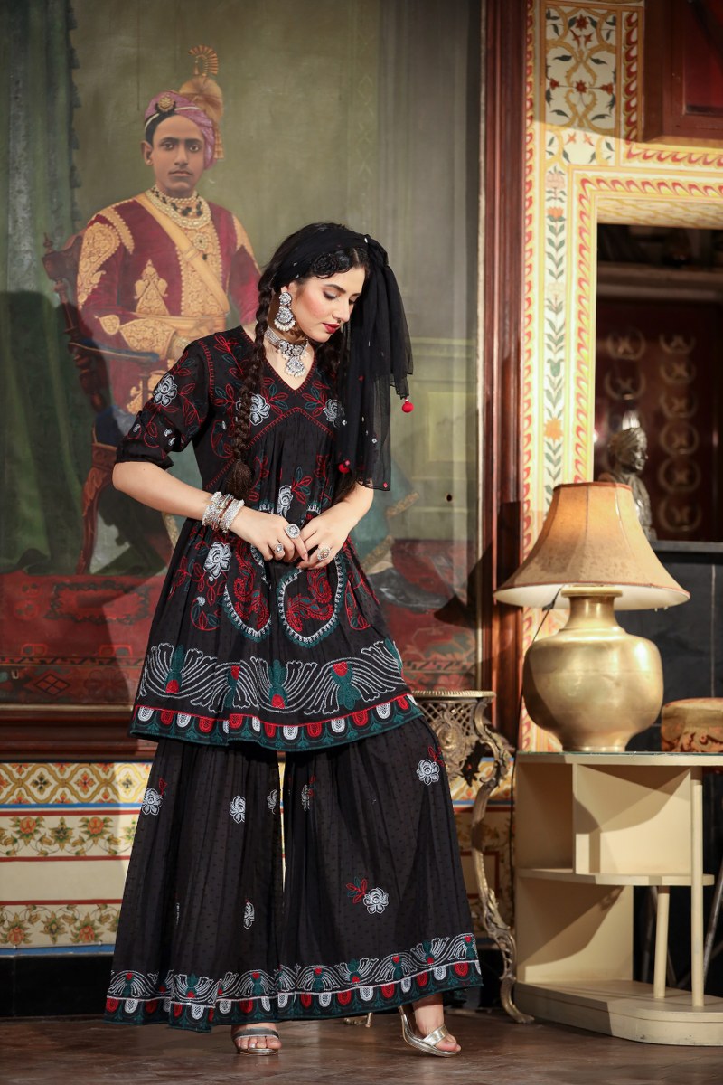 Cotton Sharara Co-ord Set image 7