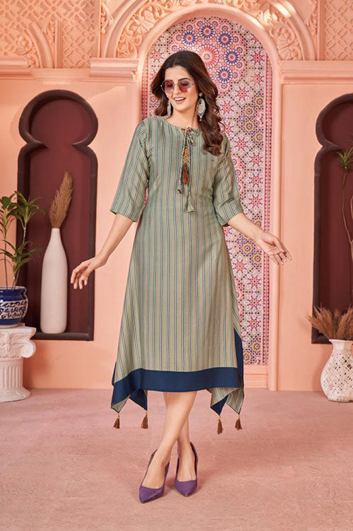 Rayon Lenzing Midi Dress image 5