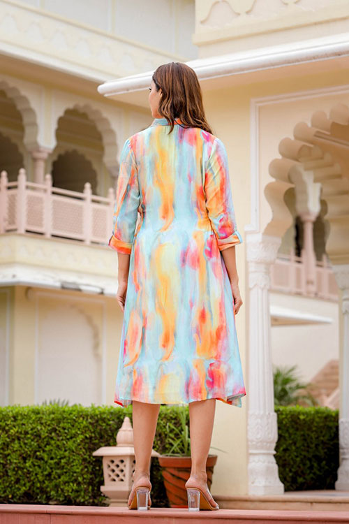 Rayon Shirt Dress image 6
