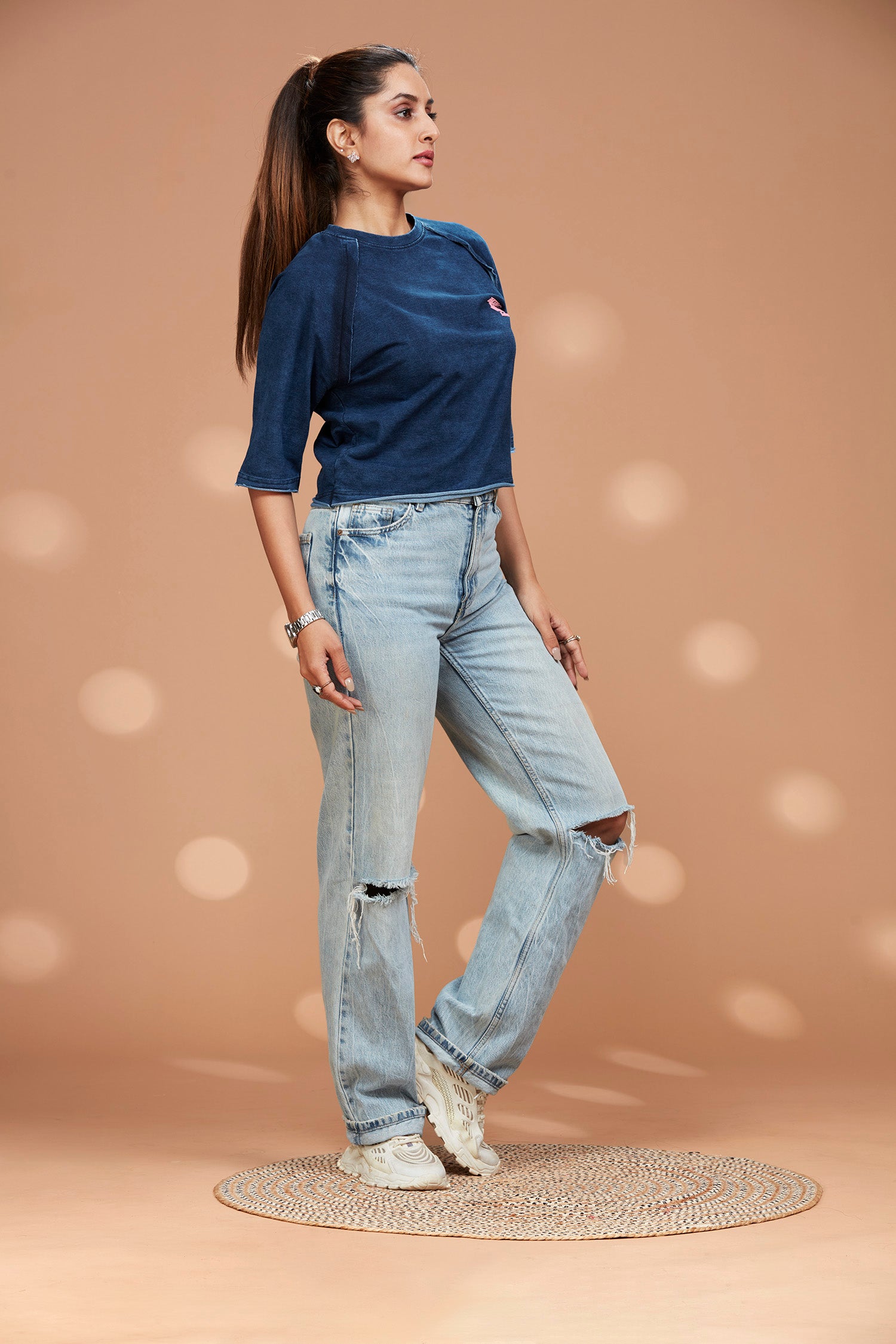 Patterned Crop Top image 4