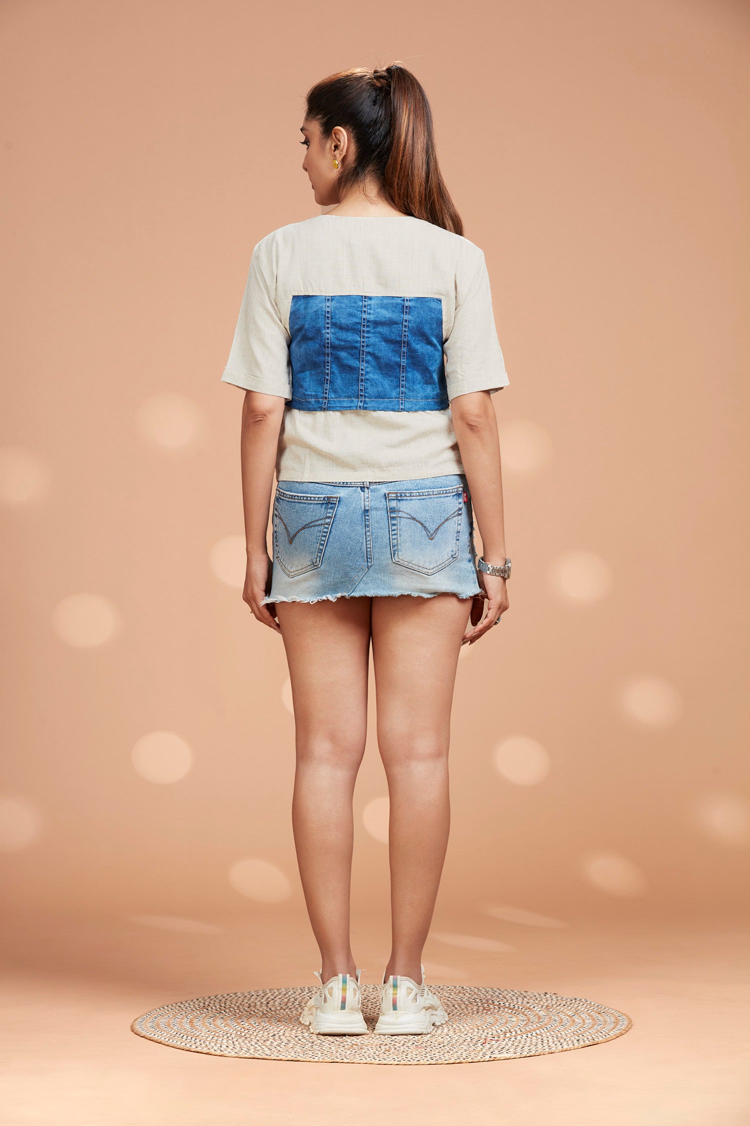 Cotton Patch Work T-shirt image 5
