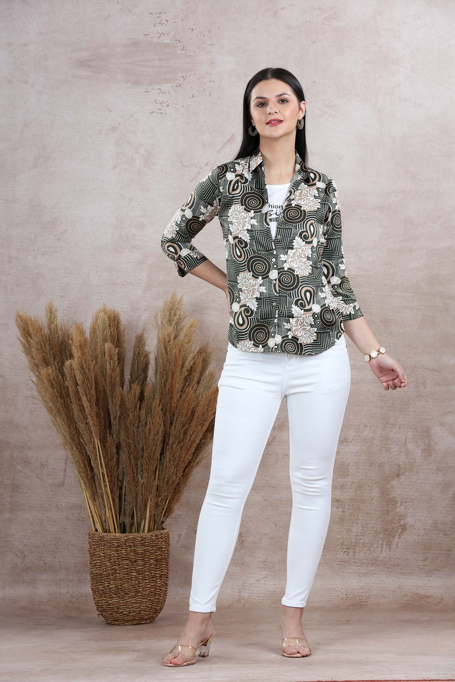 Casual Daywear Shirt - Green image 5