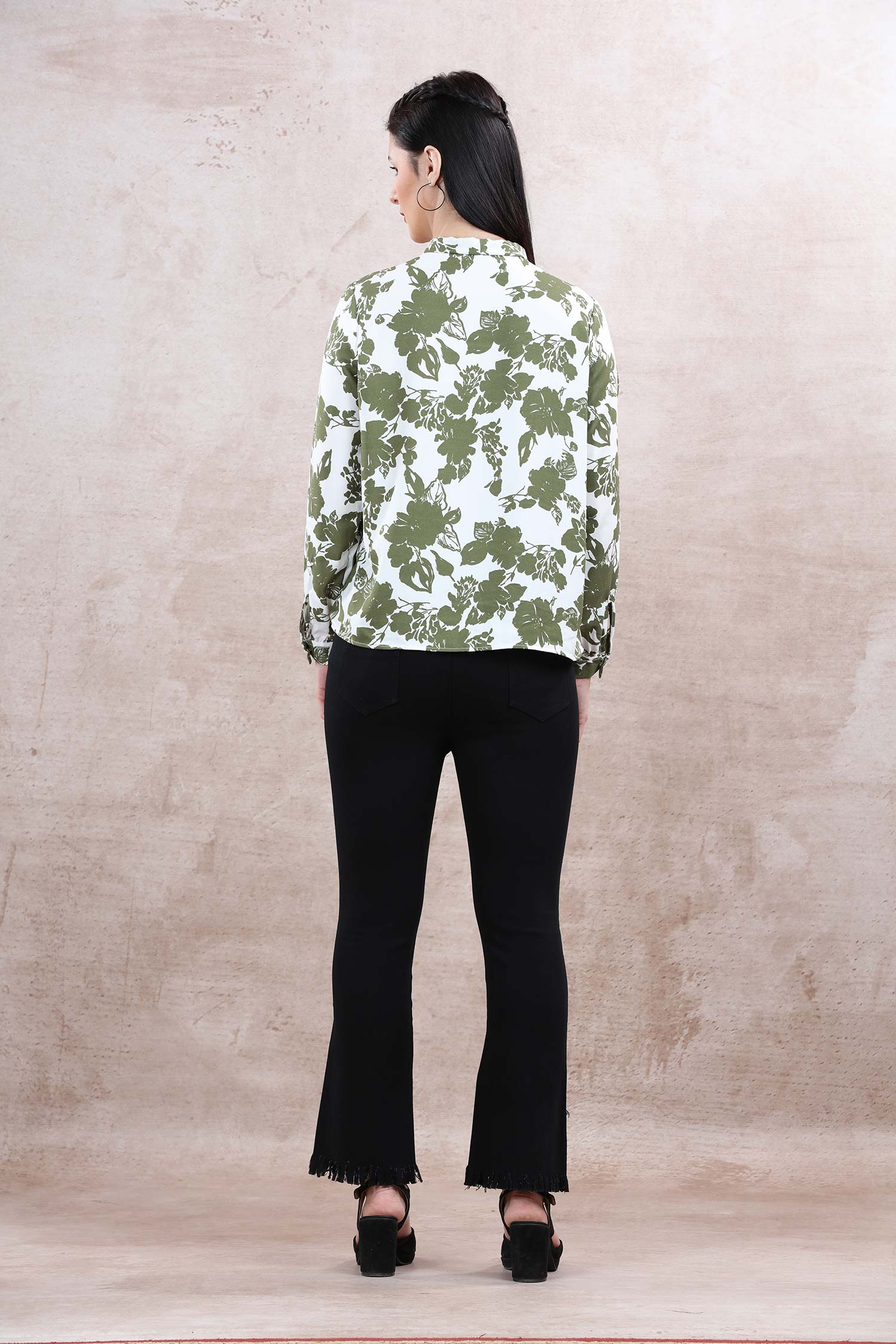 Georgette Front Knot Top image 5