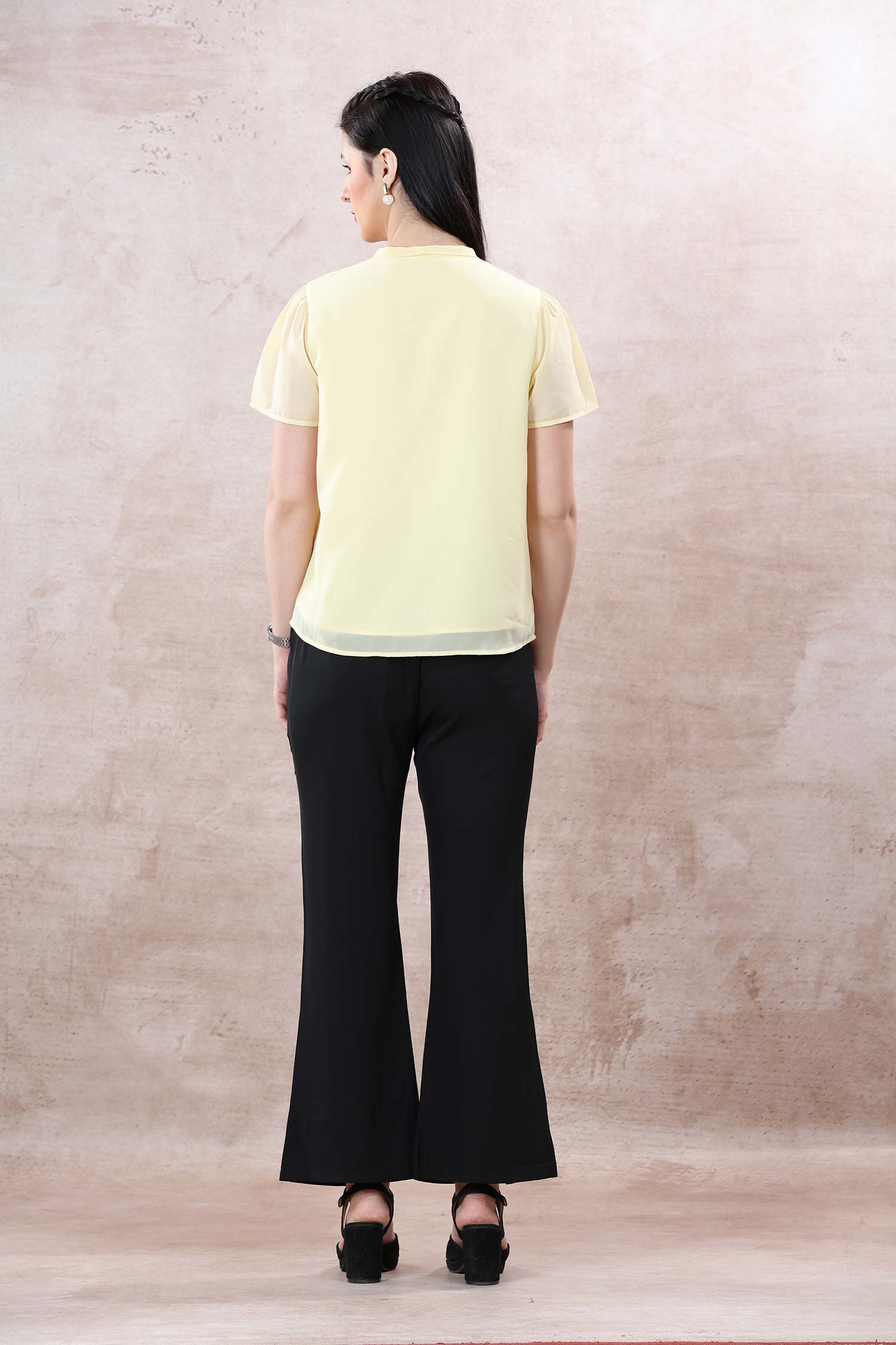 Georgette Plain Top image 5