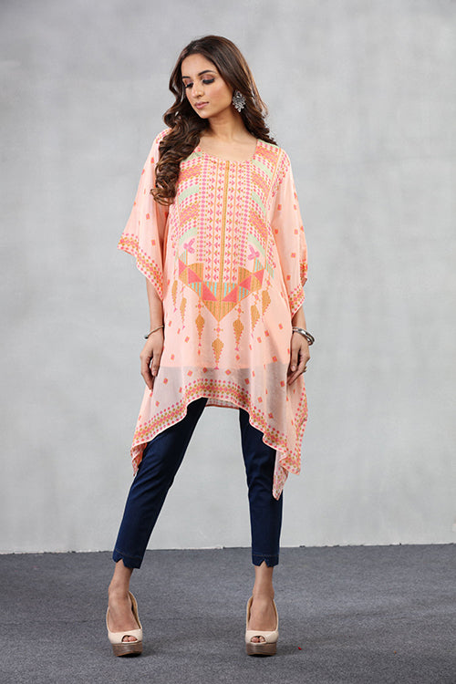 Floral Print Short Kaftan image 5
