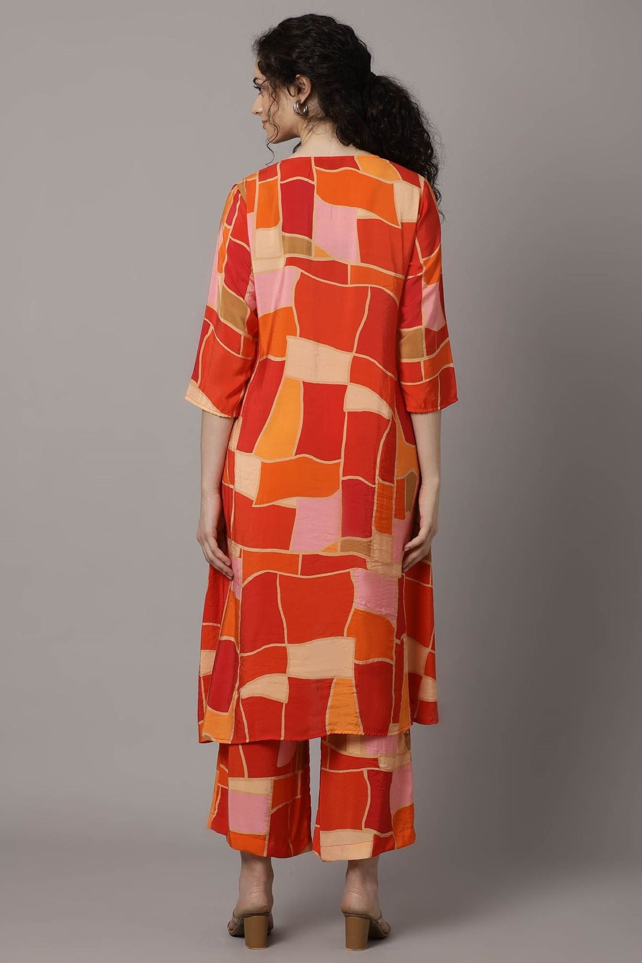 Orange Blaze High-low Cord Set image 6