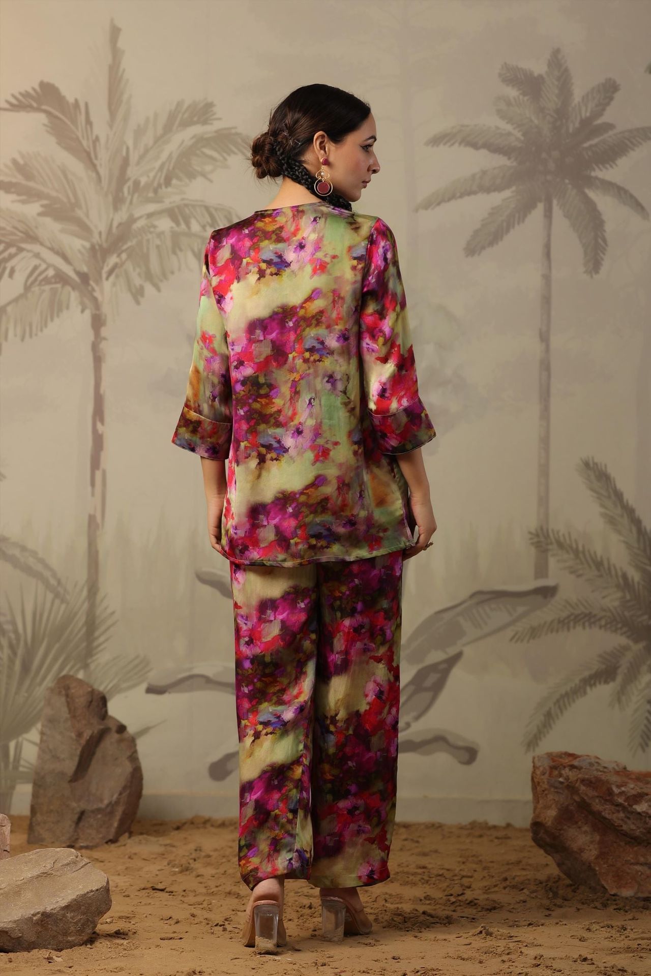 Garden Fresh Floral Green Co-ord Set image 5