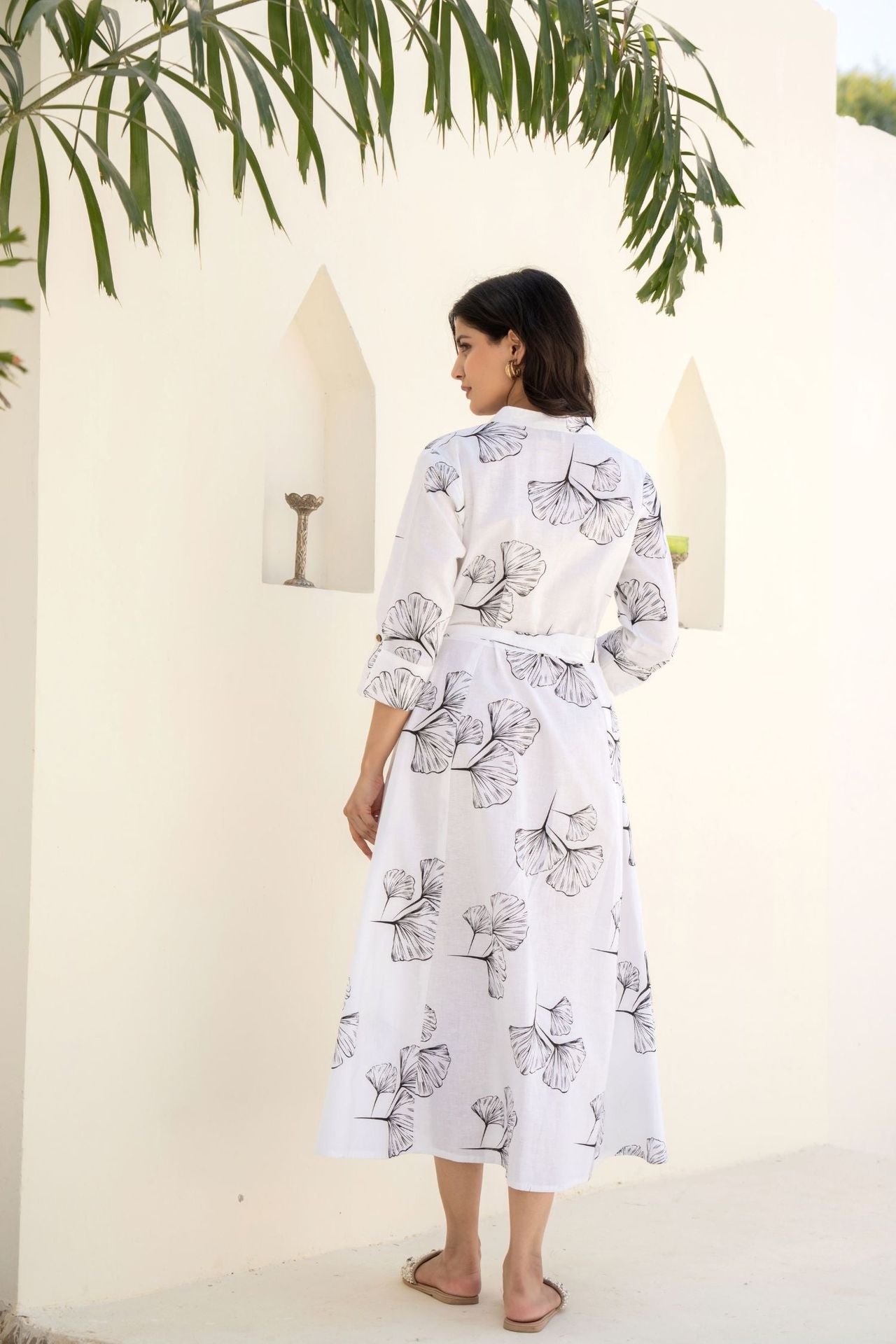 Symmetry Chic White Dress image 5