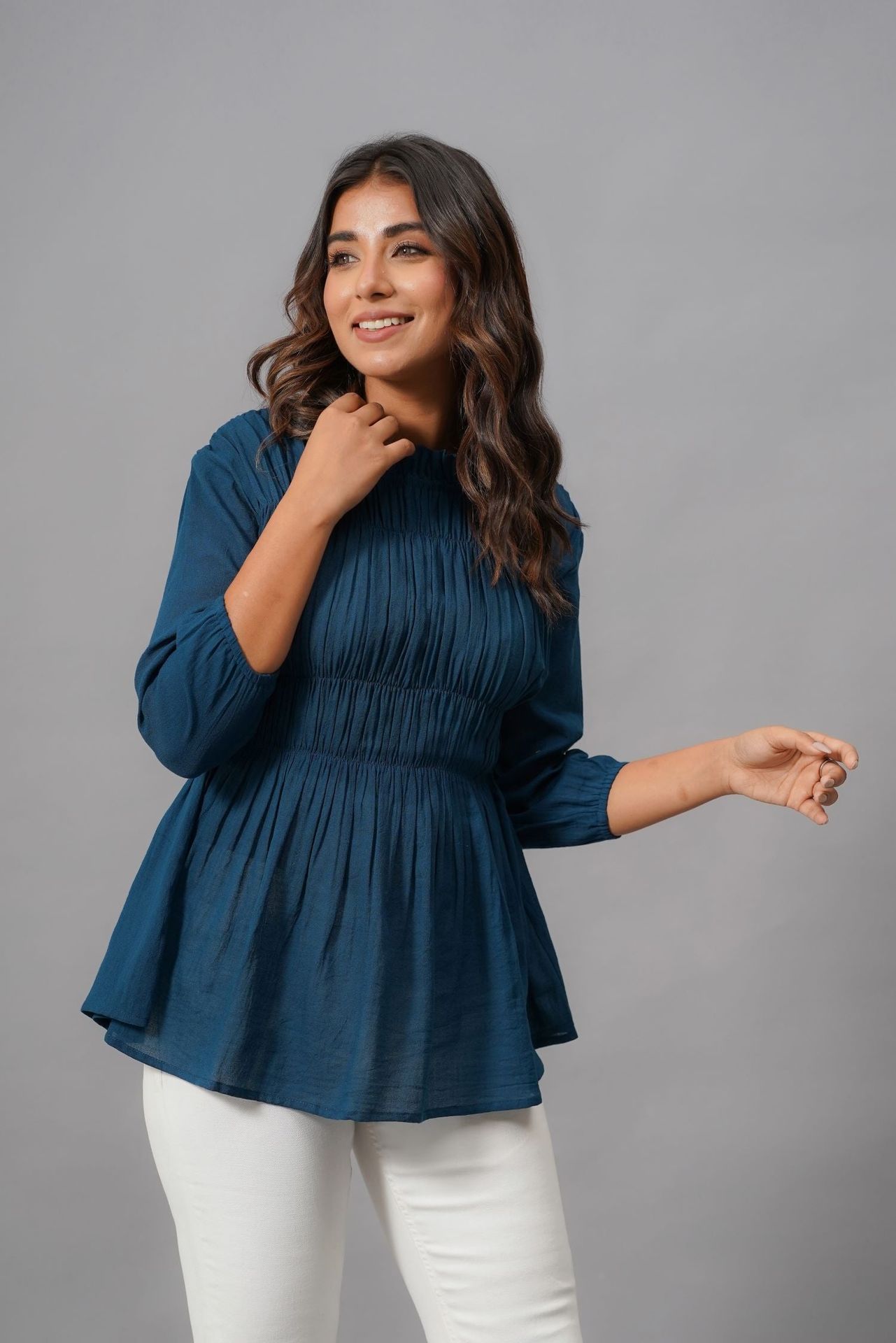 Blue Charm Cotton Top image 6