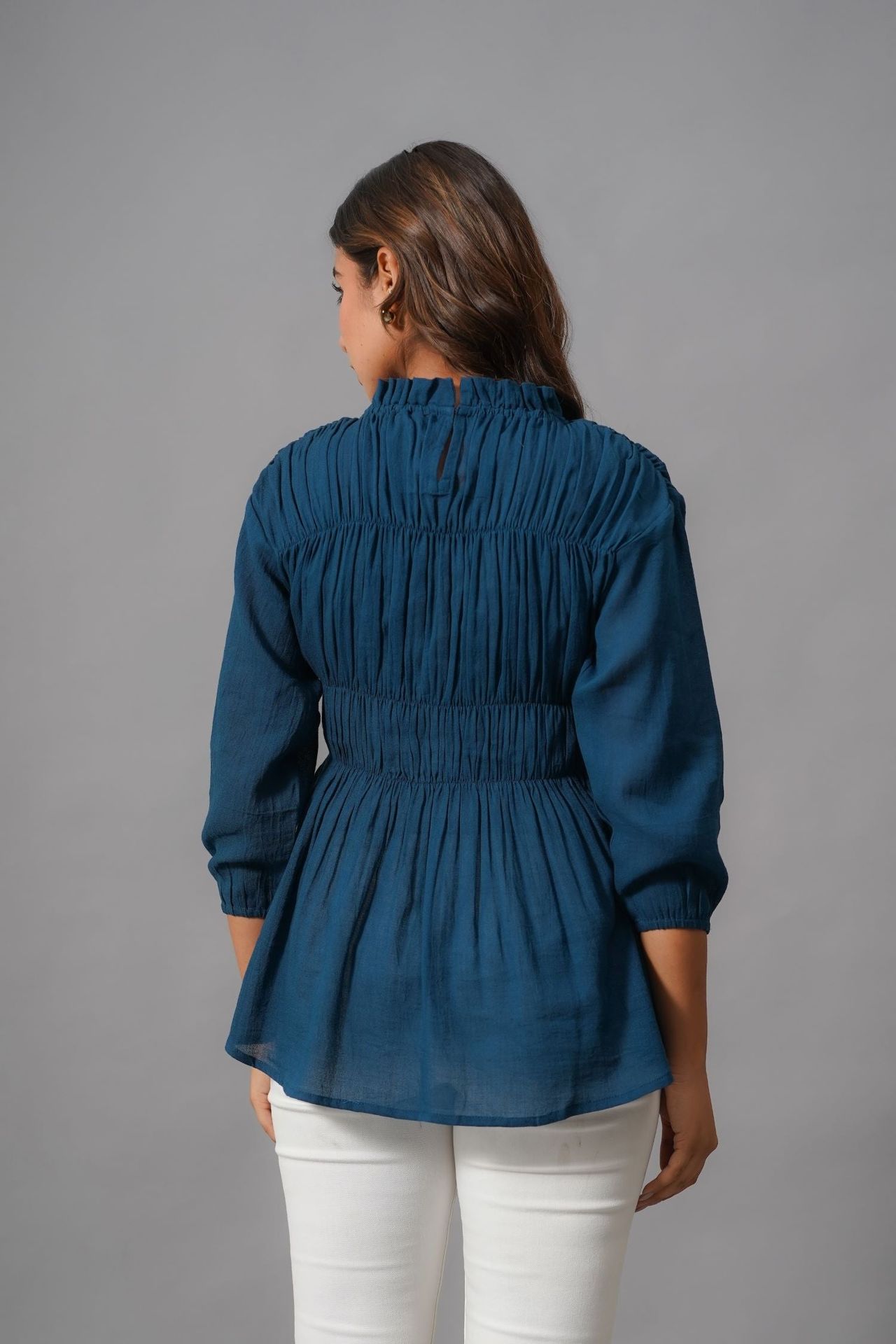Blue Charm Cotton Top image 7