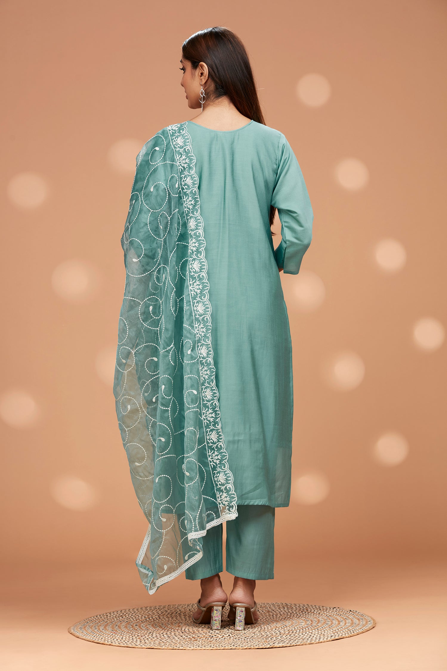 Three-piece Evening Wear Kurta Set image 6
