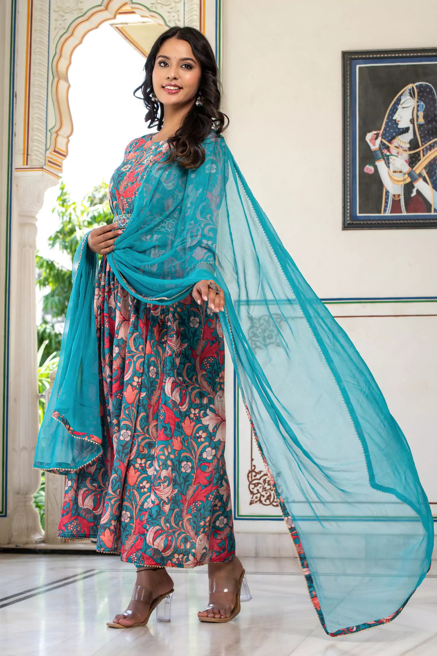 Printed Kurta Set image 4