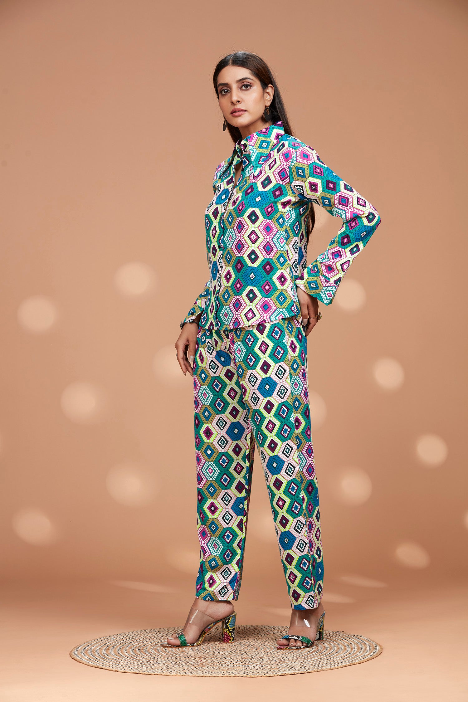 Honeybee Pattern Multi Color Co-ord Set image 4