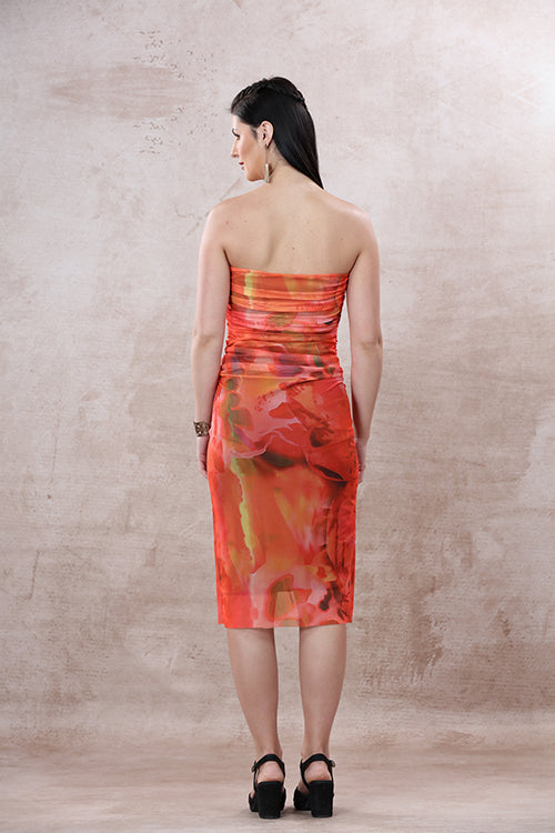 Chiffon Tube Dress - Free Size image 3