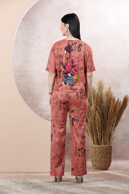 Holiday Wear Co-ord Set - (BROWN) image 3