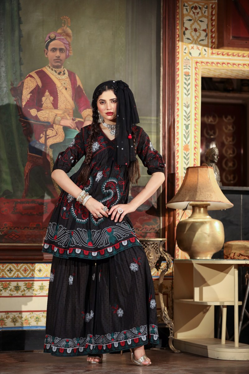 Cotton Sharara Co-ord Set image 8