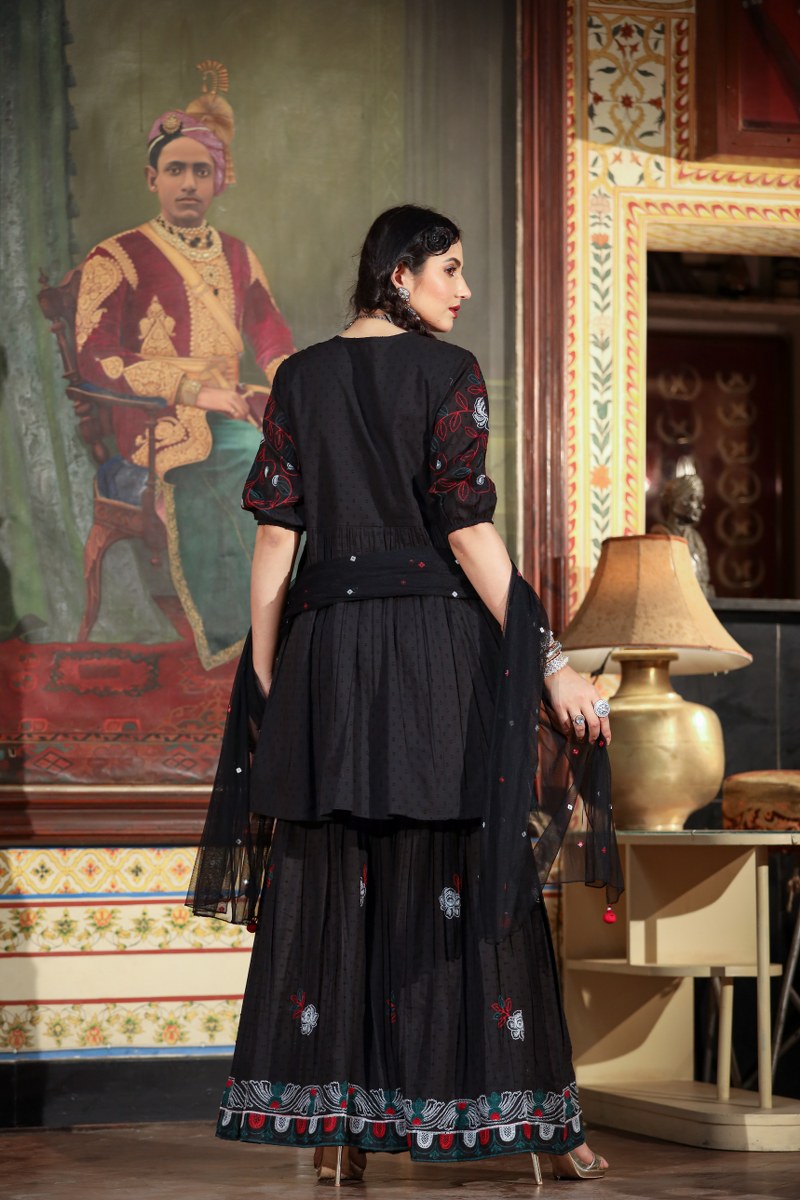 Cotton Sharara Co-ord Set image 10