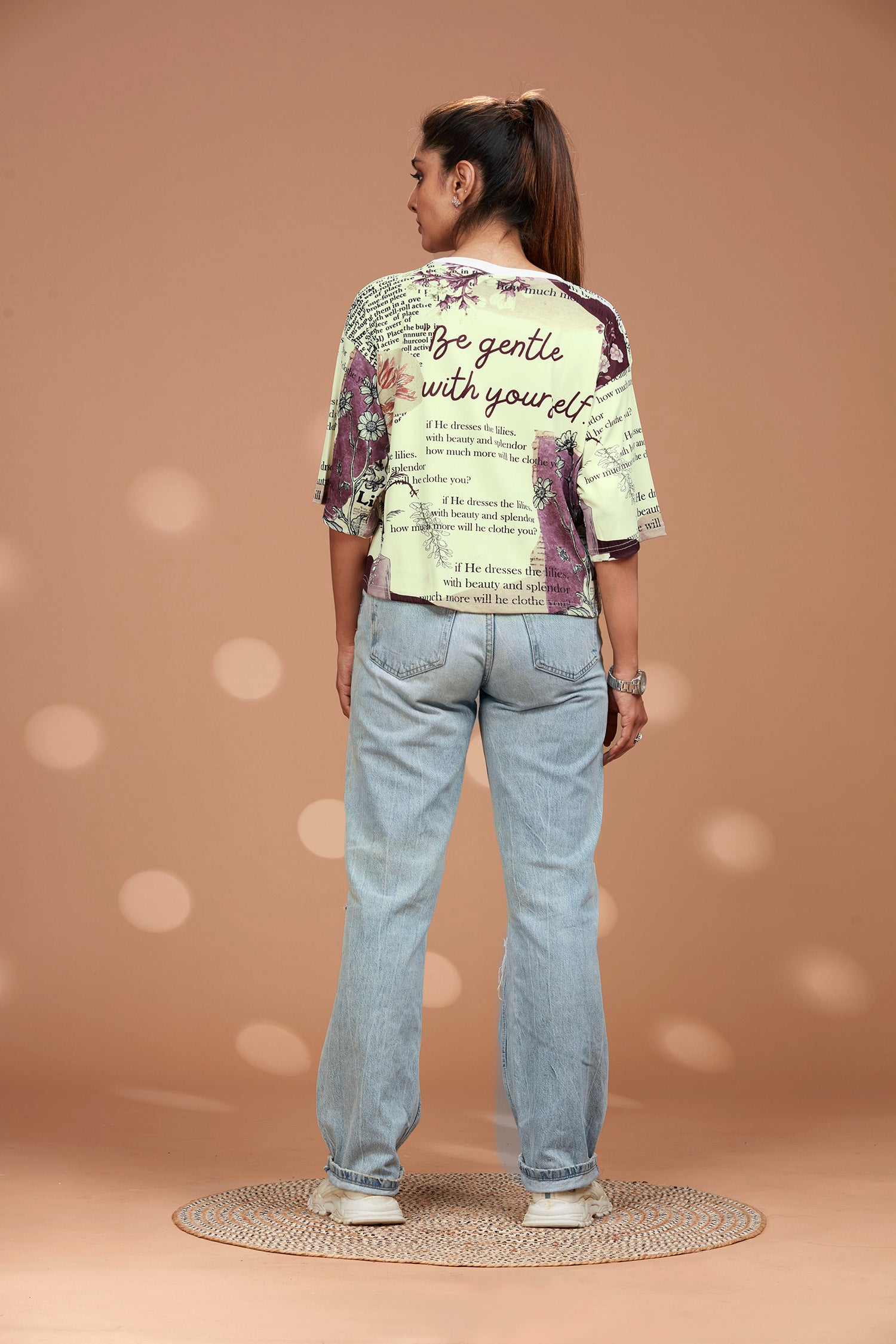 Loose Fit Self Love Printed T-shirt image 5