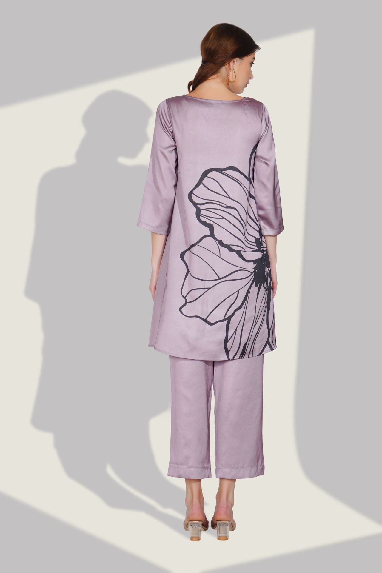 Cord Set With Bold Side Flower Print image 6