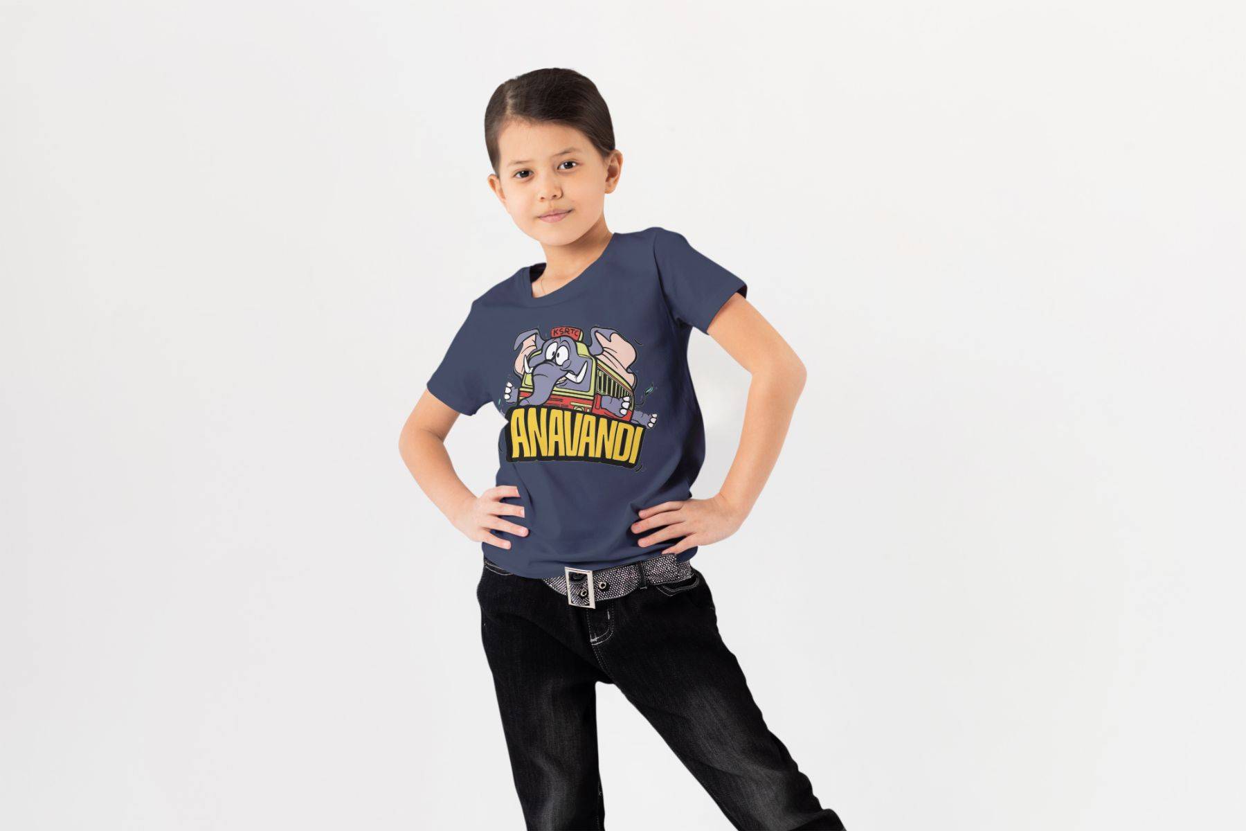 Lilypot Tees - Anavandi - Black Melange image 2