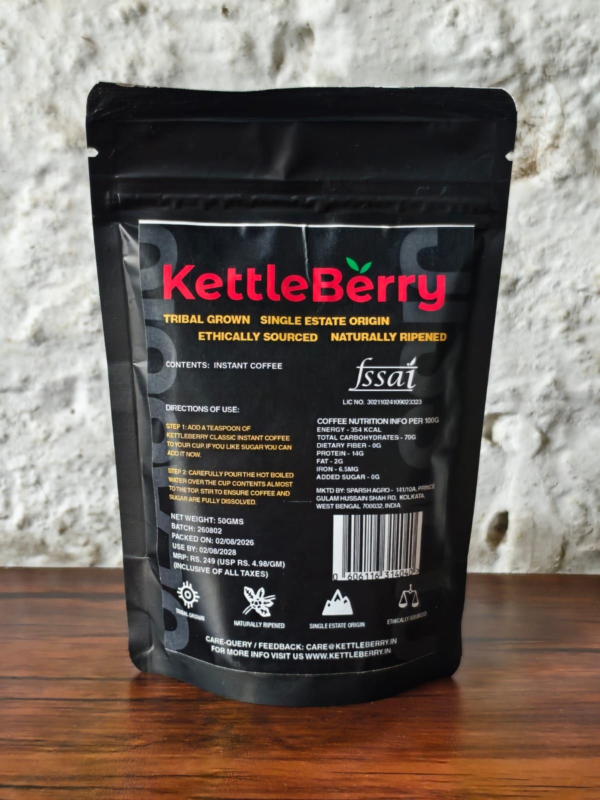 Instant Coffee Pouch 50GMS image 2