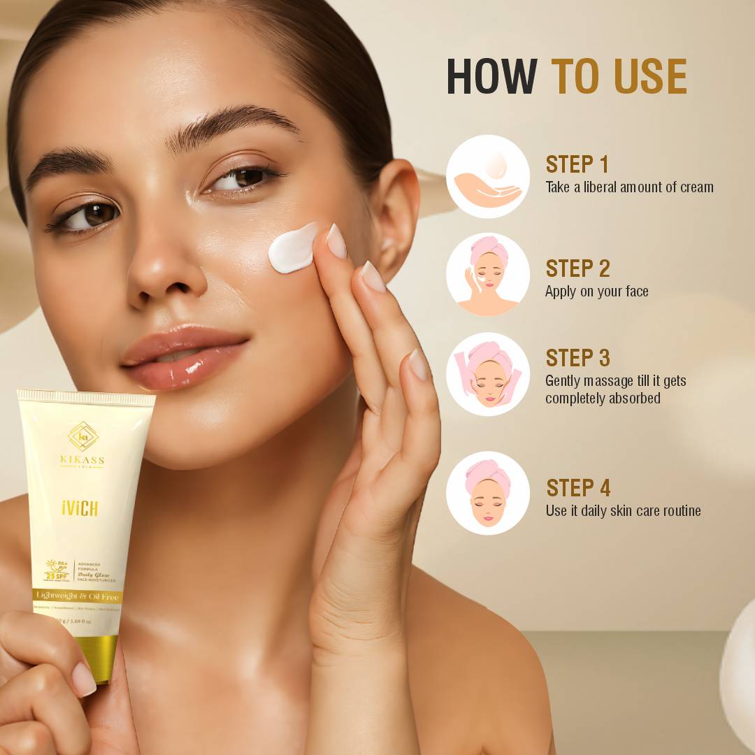 Kikass Ivich Day Face Cream With Advanced Formula & Spf 25 image 4