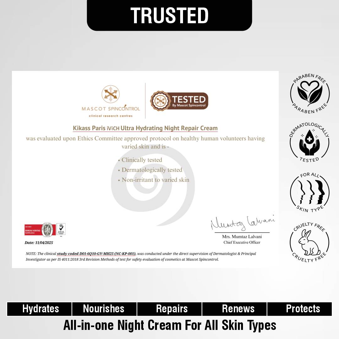 Kikass Ivich Ultra Hydrating Night Repair Cream image 2
