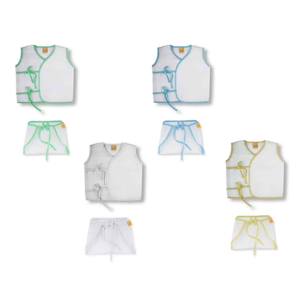 Organic Double Muslin Cotton Baby Combo Pack-assorted2 image 4