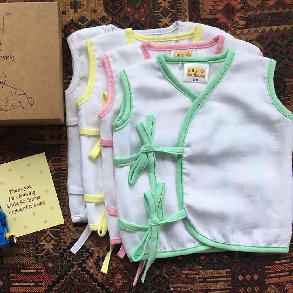Organic Double Muslin Cotton Baby Combo Pack-assorted3 image 5