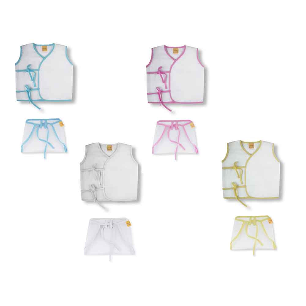 Organic Double Muslin Cotton Baby Combo Pack-assorted1 image 5