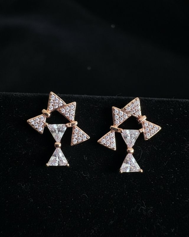 Anti-tarnish Stella Bow Studs image 2