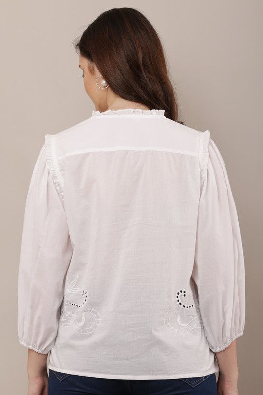 Rosette Charm Blouse