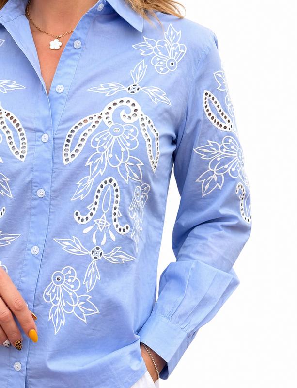 Fullsleeve Embroidered Shirt image 2